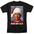 thumbnail image 1 of Trevco Sportswear WBM685-AT-9 Christmas Vacation Merry Kiss Adult Regular Fit Short Sleeve T-Shirt, Black - 6X, 1 of 1