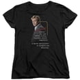 thumbnail image 1 of Trevco Sportswear WBT163-WT-5 Mentalist Definition Womens Short Sleeve T-Shirt, Black - 2X, 1 of 1