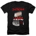 thumbnail image 1 of Trevco Sportswear WBT948-HA-5 Chilling Adventures of Sabrina Dark Baptism Adult Regular Fit Heather Short Sleeve T-Shirt, Charcoal - 2X, 1 of 1
