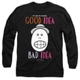 thumbnail image 1 of Trevco Sportswear WBT968-AL-6 Animaniacs Good Idea Bad Idea Adult Long Sleeve T-Shirt, Black - 3X, 1 of 1