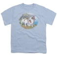 thumbnail image 1 of Trevco Sportswear WW141-YT-2 Wildlife Jack By Water Youth Short Sleeve T-Shirt, Light Blue - Medium, 1 of 2
