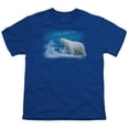 thumbnail image 1 of Trevco Sportswear WW242-KT-3 Wildlife Nomad of the North Youth Short Sleeve T-Shirt, Royal - Small, 1 of 2