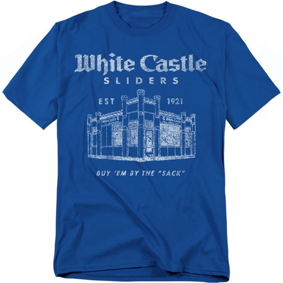 White Castle T-Shirt Leby The Sack Unisex Graphic Tee For Men & Women