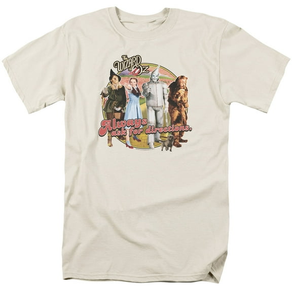 Wizard Of Oz Directions Mens Short Sleeve Shirt