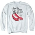thumbnail image 1 of Trevco Sportswear OZ109-AS-5 Wizard of Oz Ruby Slippers Adult Crewneck Sweatshirt, White - 2X, 1 of 2