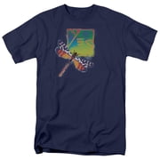 Yes Mens Dragonfly T-shirt Small Navy