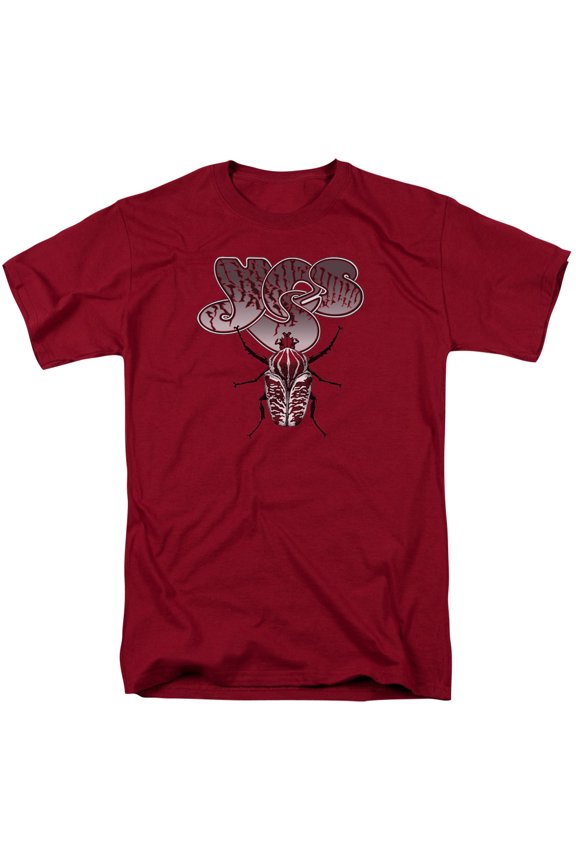 Sportswear YES104-AT-3 Yes Beetle Adult Regular Fit Short Sleeve T-Shirt, Cardinal - Large