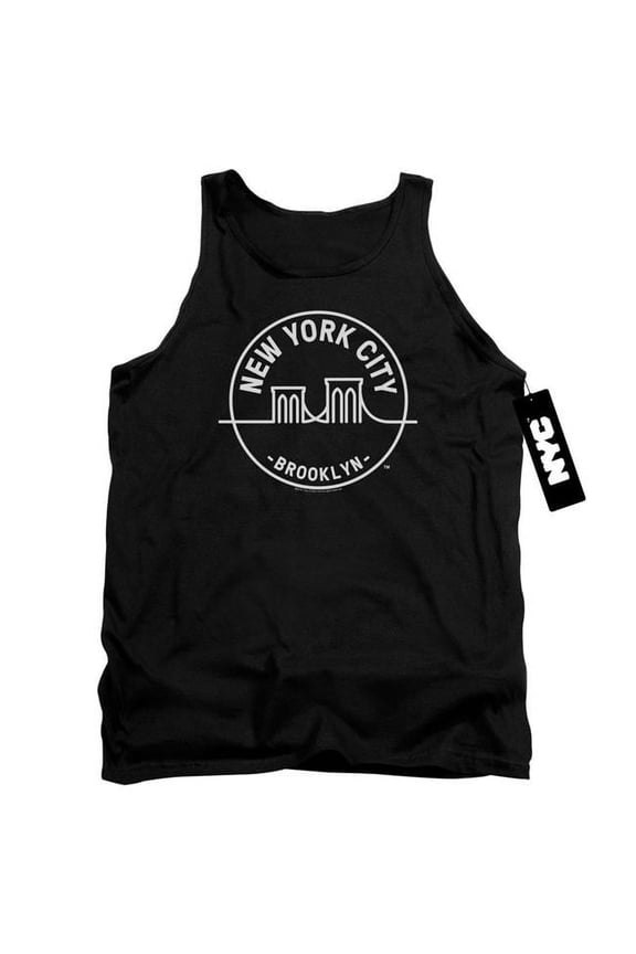 Sportswear NYC107-TK-1 York City See NYC Brooklyn Adult Tank Top, Black - Small