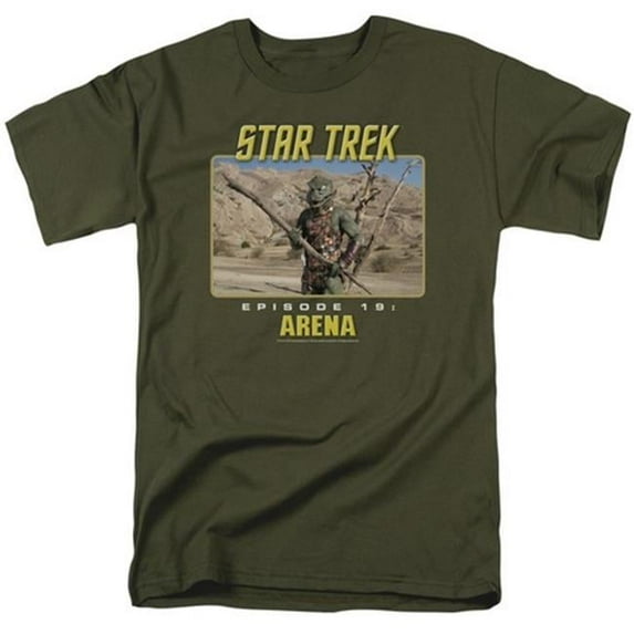 Trevco St Original-Arena - Short Sleeve Adult 18-1 Tee - Military Green- Small