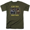 thumbnail image 1 of Trevco St Original-Mirror Mirror - Short Sleeve Adult 18-1 Tee - Military Green- Large, 1 of 1