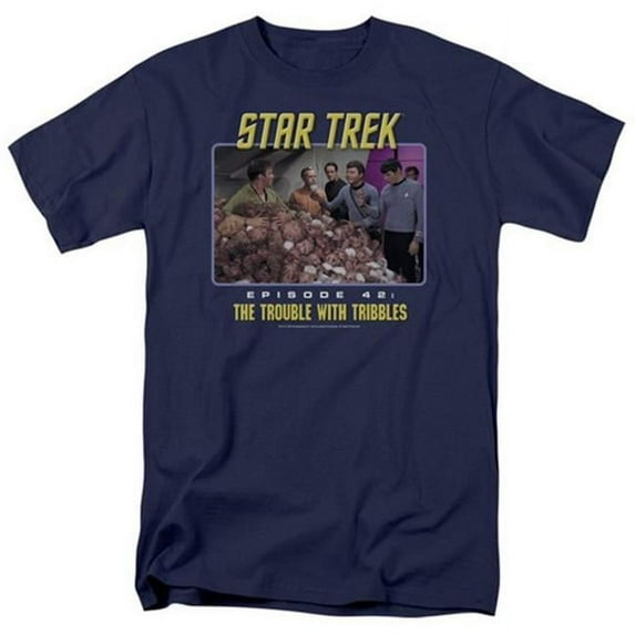 Trevco St-Original-The Trouble With Tribbles - Navy- Medium