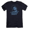 thumbnail image 1 of Trevco CBS337-PSF-5 St Original & Vulcan Mind Premium Canvas Adult Cotton Slim Fit 30-1 T-Shirt, Navy - 2X, 1 of 1
