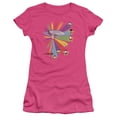 thumbnail image 1 of Trevco St-Stars Of Trek - Short Sleeve Junior Sheer Tee - Hot Pink- Medium, 1 of 2