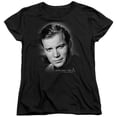 thumbnail image 1 of Trevco Star Trek-Captain Kirk Portrait - Short Sleeve Womens Tee - Black- Small, 1 of 1