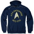 thumbnail image 1 of Trevco Star Trek-Collegiate - Adult Pull-Over Hoodie - Navy- Large, 1 of 2
