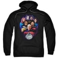 thumbnail image 1 of Trevco  Star Trek & Crew 30 Adult Pull-Over Hoodie, Black - 4X, 1 of 1