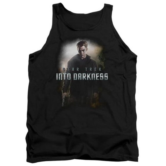 Trevco Star Trek-Darkness Kirk - Adult Tank Top - Black- Small