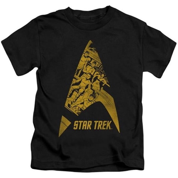 Trevco Star Trek-Delta Crew 18-1 Tee - Black- Small 4