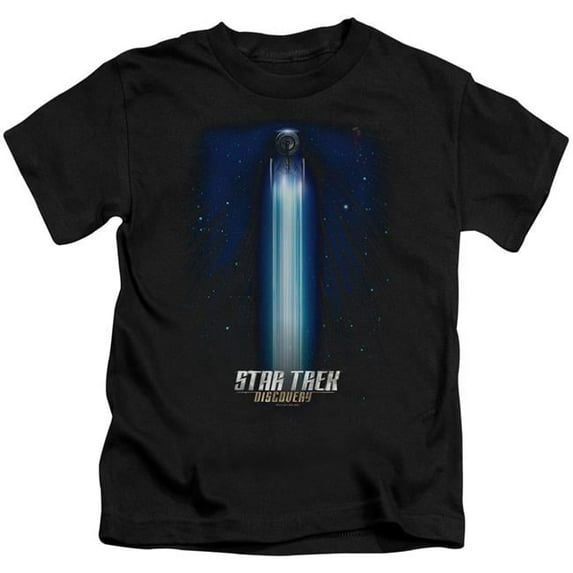 Trevco Star Trek Discovery & Beams Juvenile 18-1 Short Sleeve T-Shirt, Black - Small - 4