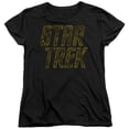 thumbnail image 1 of Trevco Star Trek-Distressed Logo - Short Sleeve Womens Tee - Black- Extra Large, 1 of 1