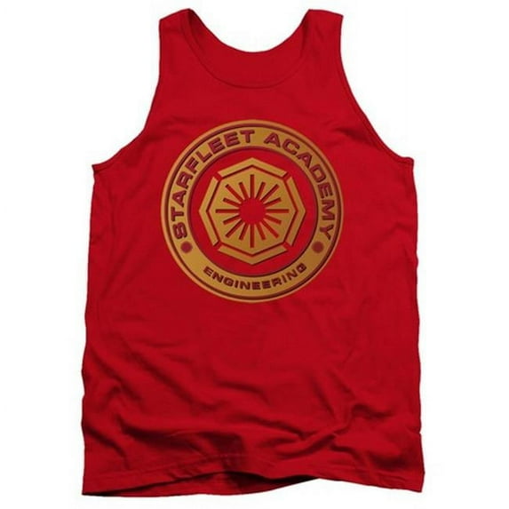 Trevco Star Trek-Engineering - Adult Tank Top - Red- 2X
