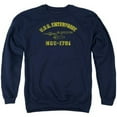thumbnail image 1 of Trevco Star Trek-Enterprise Athletic - Adult Crew Sweat Tee - Navy- Extra Large, 1 of 1