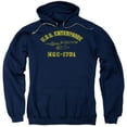thumbnail image 1 of Trevco Star Trek-Enterprise Athletic - Adult Pull-Over Hoodie - Navy- Large, 1 of 1