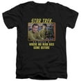 thumbnail image 1 of Trevco Star Trek-Episode 2 - Short Sleeve Adult 30-1 V-Neck Tee - Black- Small, 1 of 1