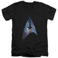thumbnail image 1 of Trevco Star Trek-Galactic Shield - Short Sleeve Adult 30-1 Tee - Black- 2X, 1 of 1