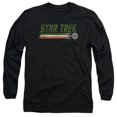 thumbnail image 1 of Trevco  Star Trek & Irish Enterprise Long Sleeve Adult Cotton 18-1 T-Shirt, Black - Large, 1 of 1