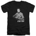 thumbnail image 1 of Trevco Star Trek-Kirk Words - Short Sleeve Adult 30-1 Tee - Black- 2X, 1 of 1