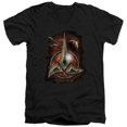 thumbnail image 1 of Trevco Star Trek-Klingon Crest - Short Sleeve Adult 30-1 Tee - Black- Extra Large, 1 of 1