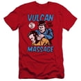 thumbnail image 1 of Trevco  Star Trek & Massage Adult Premium Canvas Slim Fit 30-1 HBO Short Sleeve T-Shirt, Red - Extra Large, 1 of 1