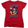 thumbnail image 1 of Trevco CBS1738-WT-4 Star Trek & Massage Womens Short Sleeve T-Shirt, Red - Extra Large, 1 of 1