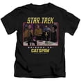 thumbnail image 1 of Trevco Star Trek Original-Cats Paw - Short Sleeve Juvenile 18-1 Tee - Black- Small 4, 1 of 1