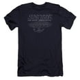 thumbnail image 1 of Trevco CBS1315-PSF-2 Star Trek & TNG Enterprise Adult Premium Canvas Slim Fit 30-1 HBO Short Sleeve T-Shirt, Navy - Medium, 1 of 1