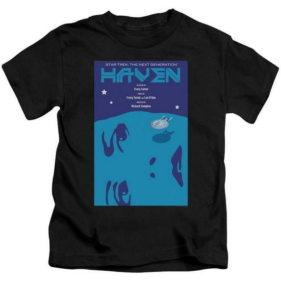 Trevco Star Trek & TNG Season 1 Episode 11 Juvenile 18-1 Short Sleeve T-Shirt, Black - Small - 4