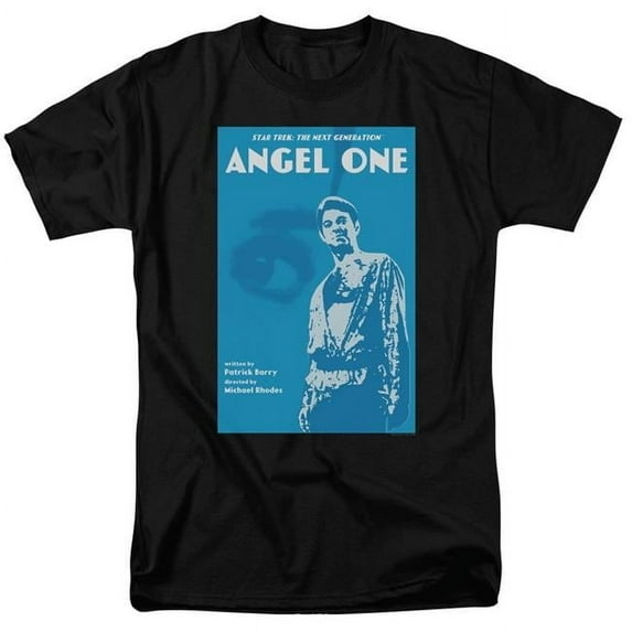 Trevco Star Trek & TNG Season 1 Episode 14 Adult 18-1 Regular Fit Short Sleeve T-Shirt, Black - Large