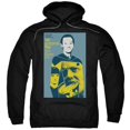 thumbnail image 1 of Trevco  Star Trek & TNG Season 2 Episode 6 Adult Pull-Over Hoodie, Black - 2X, 1 of 1