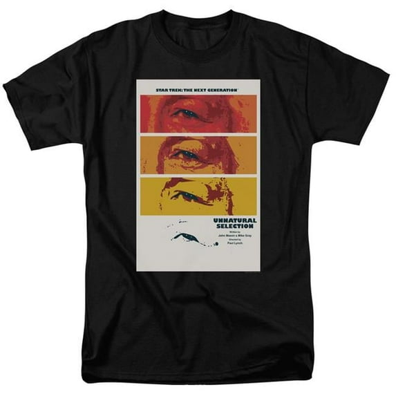 Trevco Star Trek & TNG Season 2 Episode 7 Adult 18-1 Regular Fit Short Sleeve T-Shirt, Black - 2X