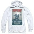 thumbnail image 1 of Trevco CBS2065-AFTH-5 Star Trek & TNG Season 3 Episode 1 Adult Pull-Over Hoodie, White - 2X, 1 of 1