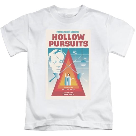 Trevco CBS2085-KT-1 Star Trek & TNG Season 3 Episode 21 Juvenile 18-1 Short Sleeve T-Shirt, White - Small - 4
