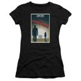 thumbnail image 1 of Trevco  Star Trek & TNG Season 3 Episode 3 Juniors Sheer Cap Short Sleeve T-Shirt, Black - Medium, 1 of 1