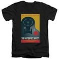 thumbnail image 1 of Trevco CBS2129B-AV-2 Star Trek & TNG Season 5 Episode 13 Adult Slim Fit Cotton 30-1 V-Neck T-Shirt, Black - Medium, 1 of 1