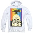 thumbnail image 1 of Trevco  Star Trek & TNG Season 6 Episode 18 Adult Pull-Over Hoodie, White - 2X, 1 of 1