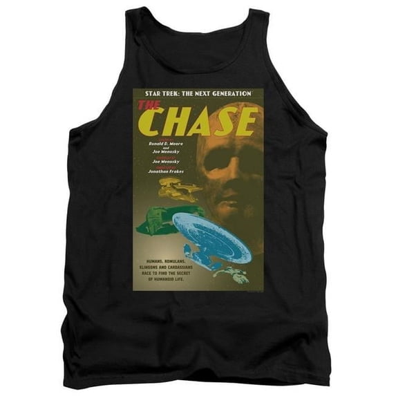 Trevco Star Trek & TNG Season 6 Episode 20 Adult Cotton Tank Top, Black - Medium