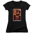 thumbnail image 1 of Trevco  Star Trek & TNG Season 6 Episode 8 Junior Sheer Cap Sleeve Cotton V-Neck T-Shirt, Black - Small, 1 of 1