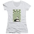 thumbnail image 1 of Trevco  Star Trek & TNG Season 7 Episode 11 Juniors V-Neck Sheer Jersery with Cap Sleeve, White - Small, 1 of 1