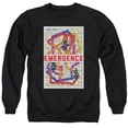 thumbnail image 1 of Trevco  Star Trek & TNG Season 7 Episode 23 Long Sleeve Adult Crewneck Sweatshirt, Black - Extra Large, 1 of 1