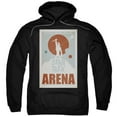 thumbnail image 1 of Trevco CBS1955B-AFTH-6 Star Trek & TOS Episode 18 Adult Pull-Over Hoodie, Black - 3X, 1 of 1